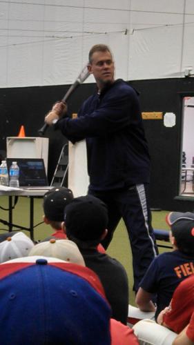 Mallee breaks down the baseball swing in a way all ages can understand