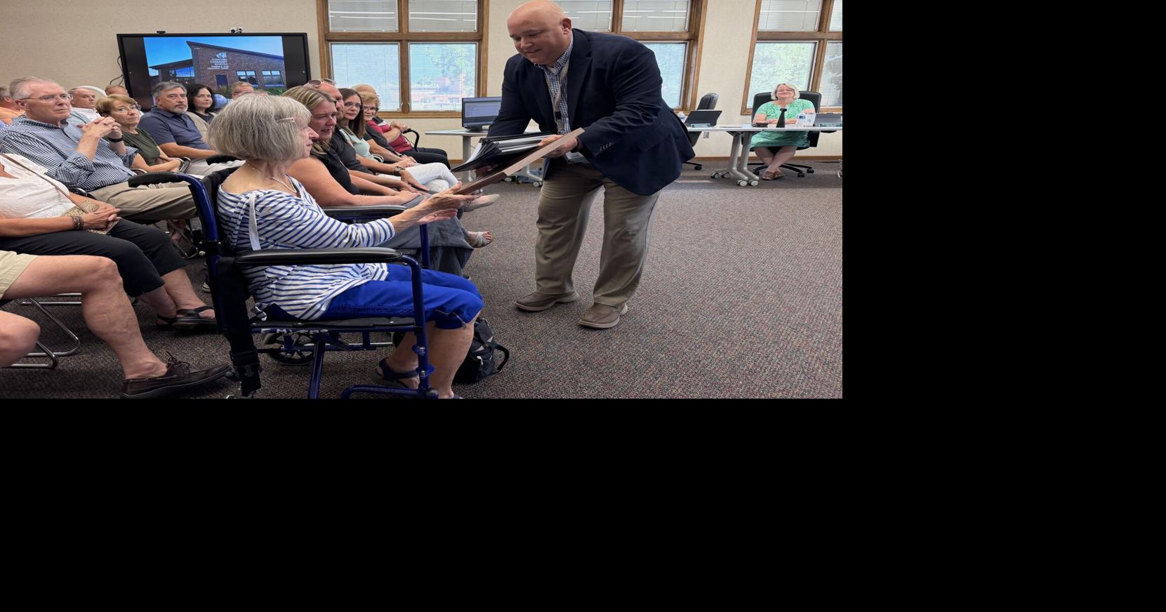 Concord honors former superintendent