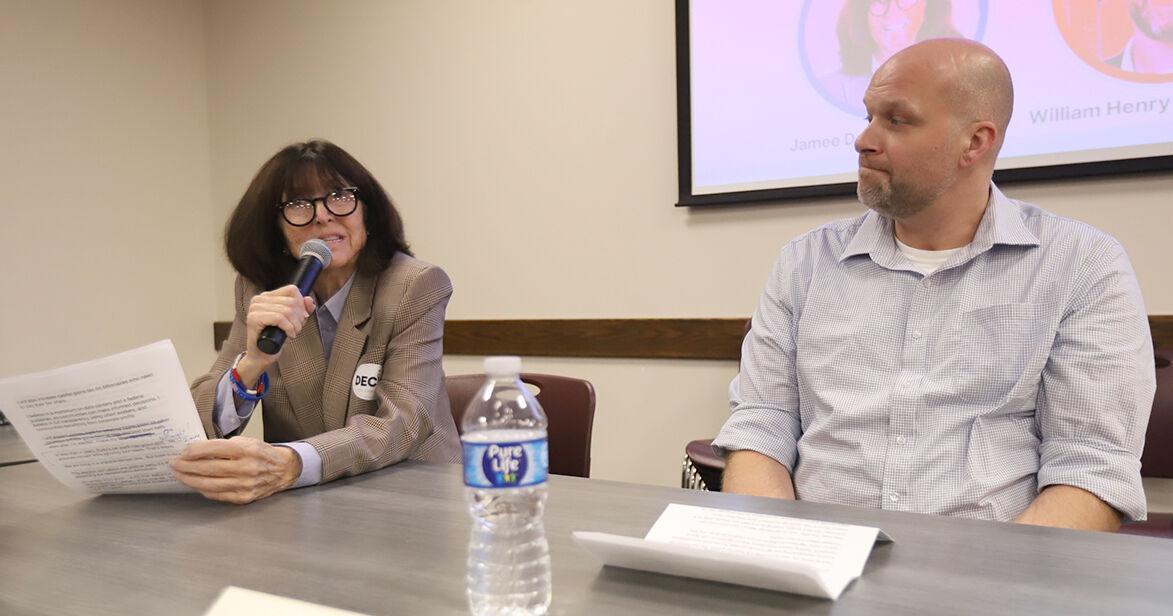 Democrat, Libertarian challengers united in criticism of Yakym