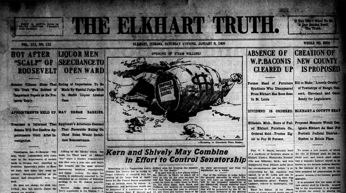 History of courthouse battle includes attempt to break up Elkhart