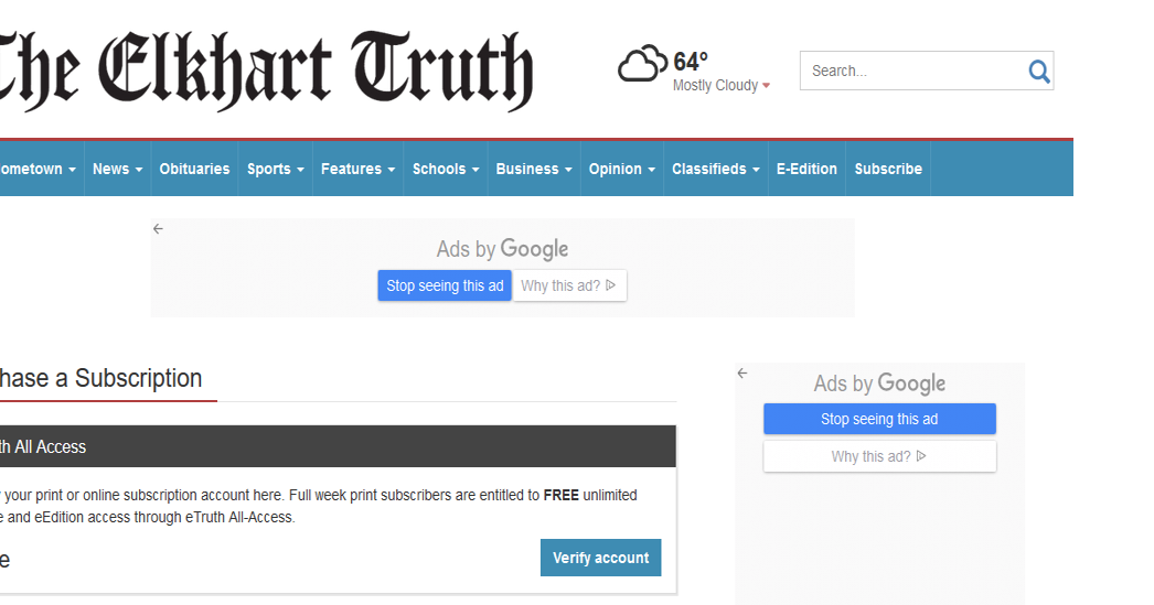 A word to Elkhart Truth readers News