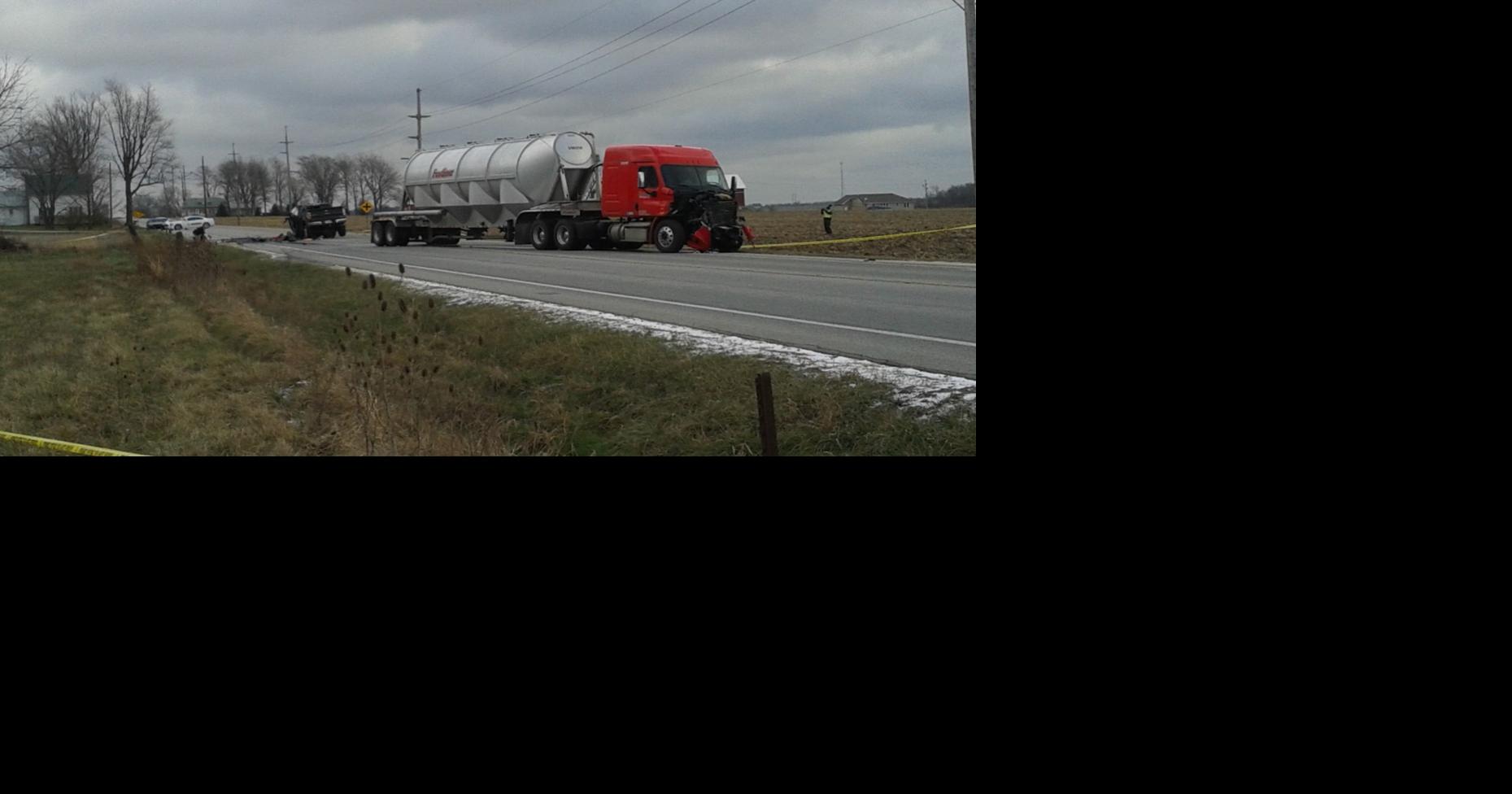 Walkerton man killed in headon pickup vs. semi accident on U.S. 6