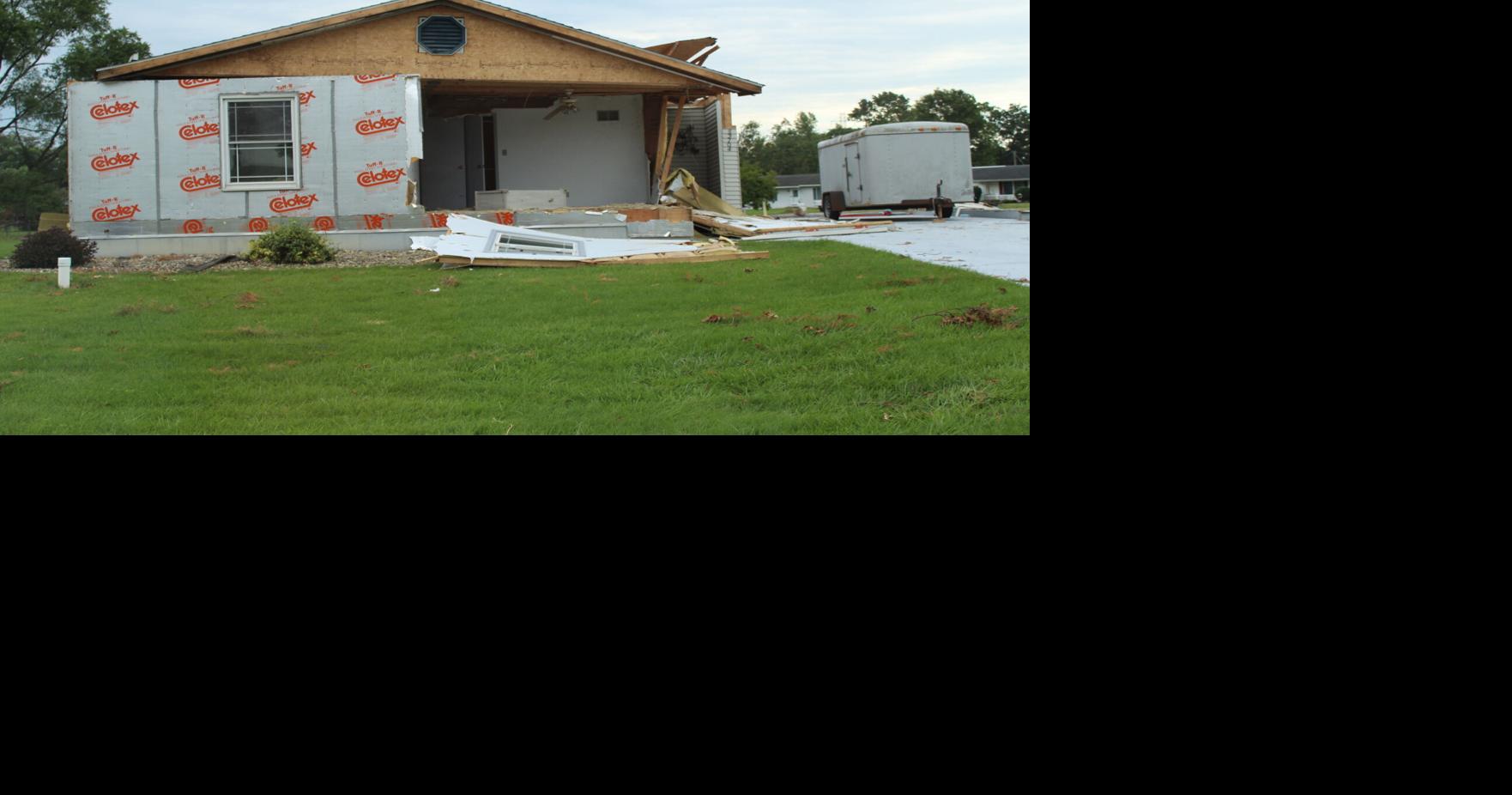 Elkhart County still cleaning up storm damage-house