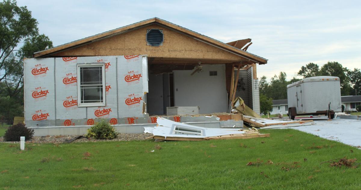 Elkhart County still cleaning up storm damage-house