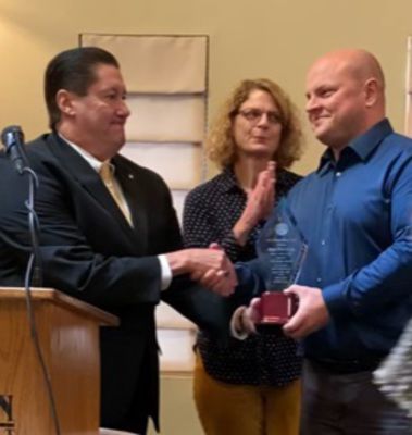 Elkhart Rotary presents Life Safety Award