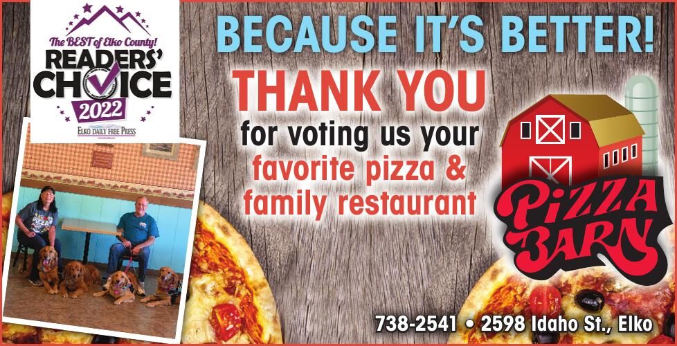 PIZZA BARN - Ad from 2022-11-23