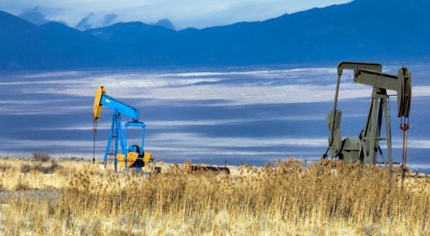 Pump jacks in Railroad Valley
