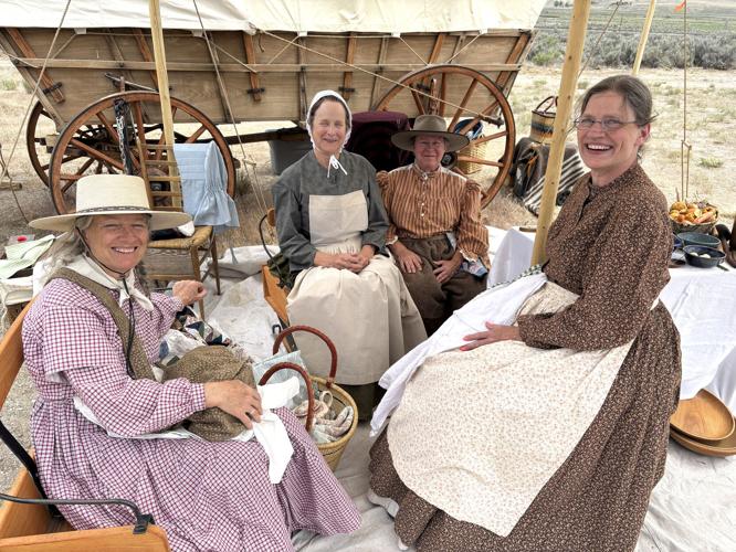California Trail Days - People along the trail