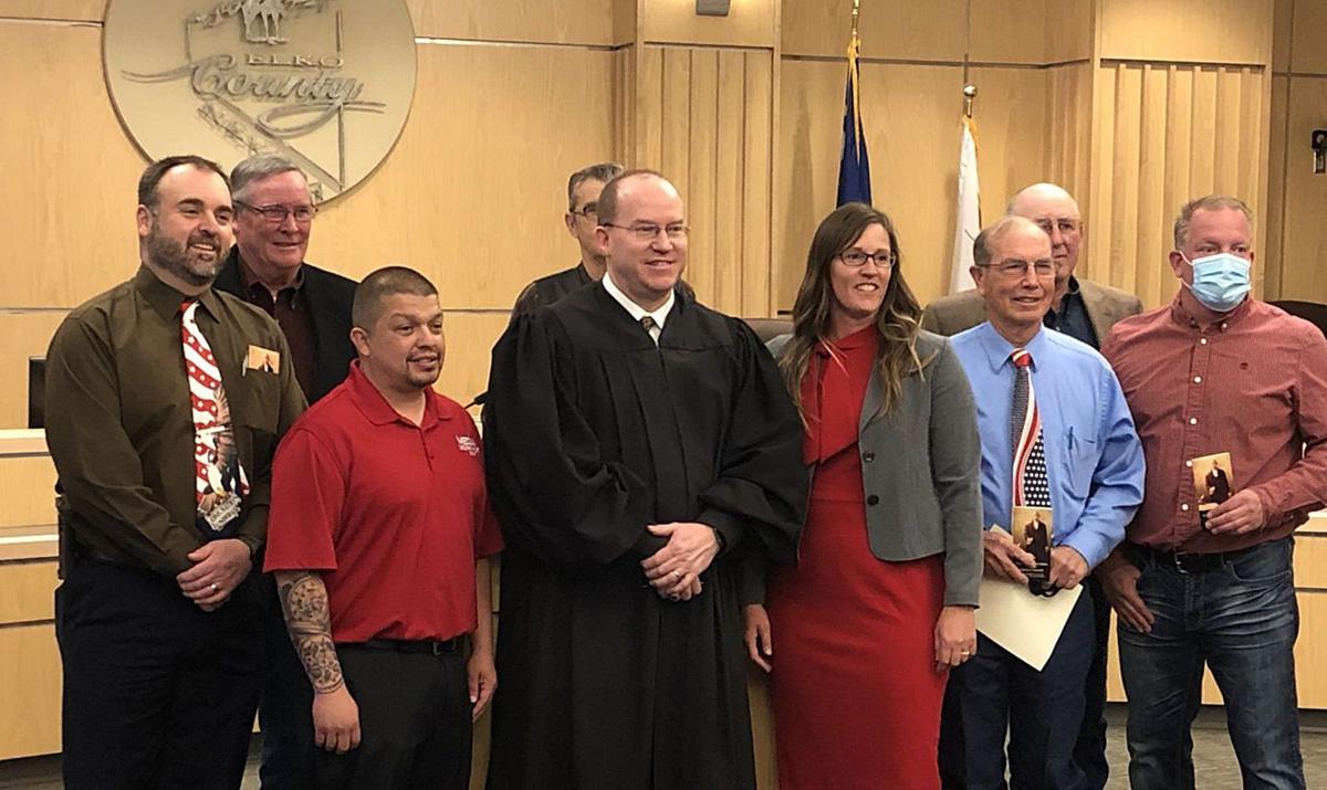 WATCH NOW County and school officials swornin by Judge Mason Simons