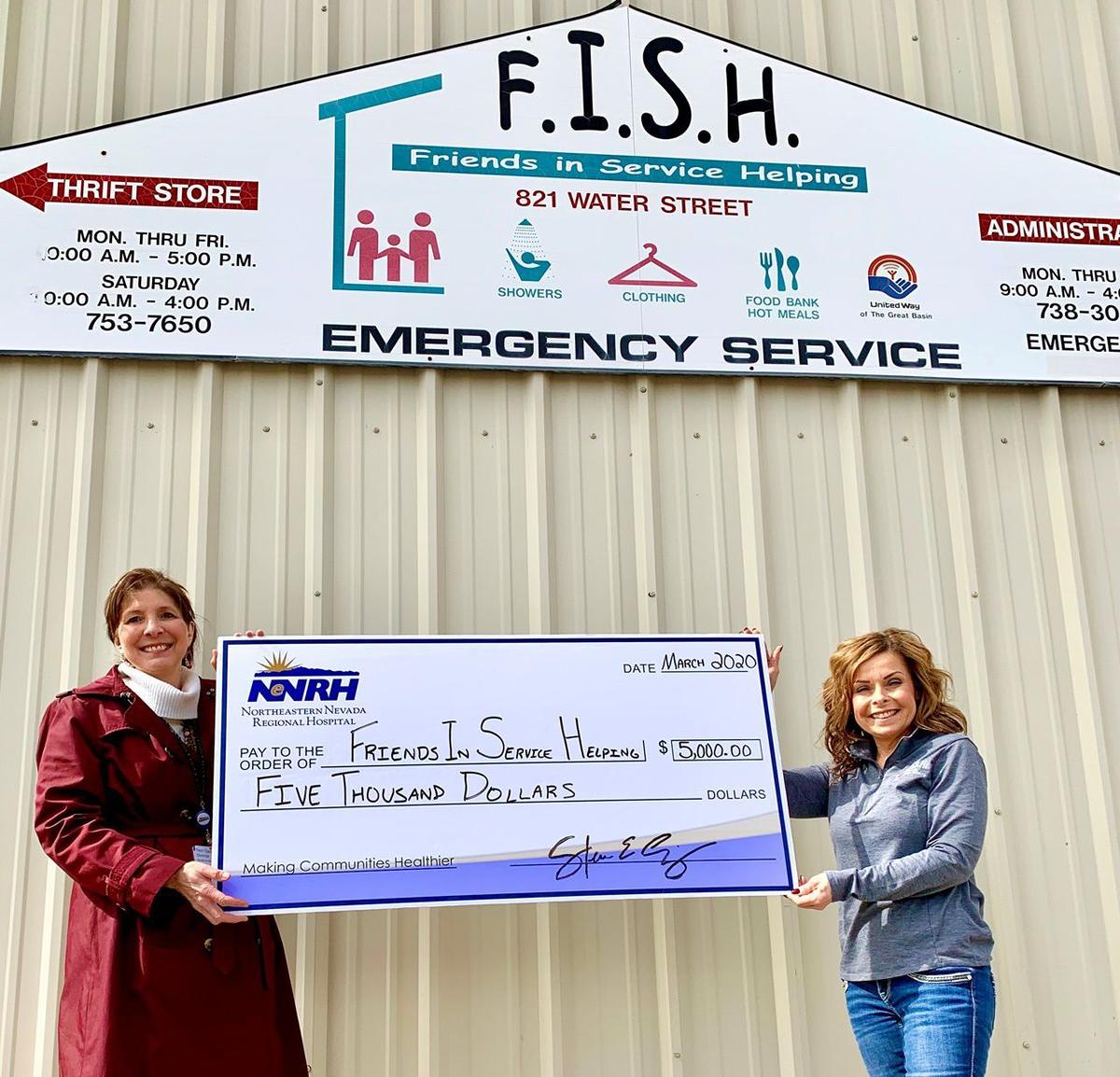 Hospital donates 5,000 to FISH