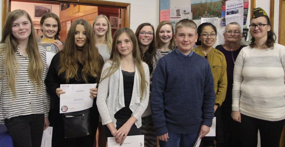 VFW honors Voice of Democracy winners