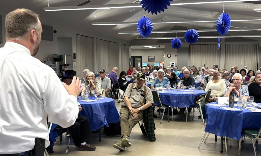 Elko Senior Center - Matt McCarty speaks at 2025 volunteer appreciation dinner