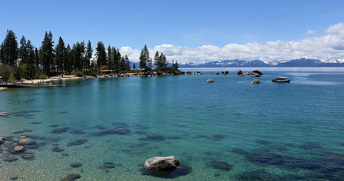 A view of Sand Harbor at Lake Tahoe on May 15, 2025.