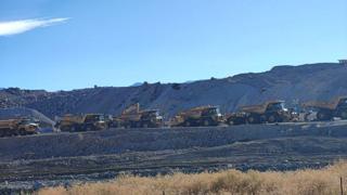 Several construction vehicles can be seen at the site of the Talus Valley residential project along Veterans Parkway on Aug. 1, 2026.