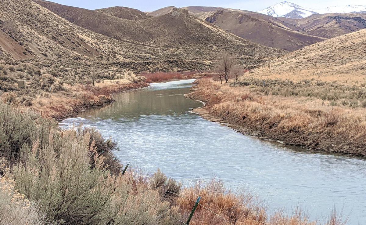 The Humboldt River at Carlin Canyon