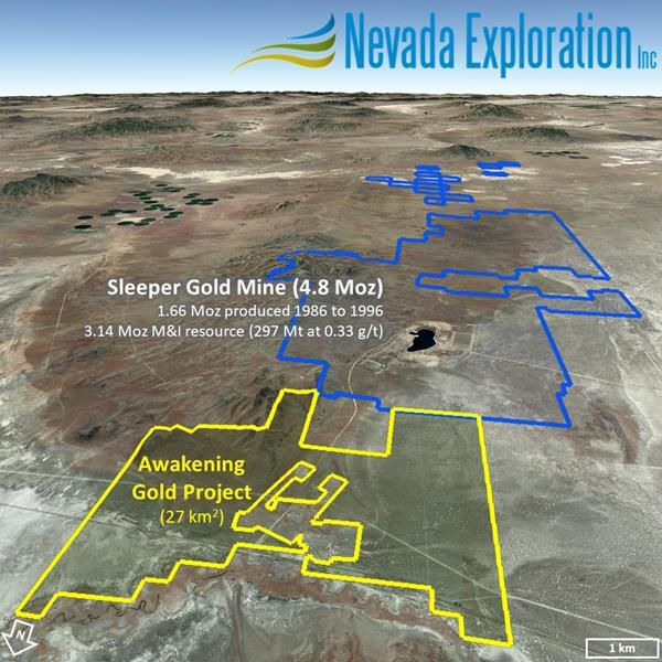 Nevada Exploration acquires more of Awakening Mining District