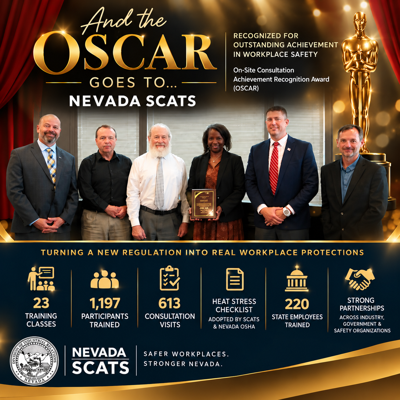 Nevada SCATS Receives National Recognition for Heat Illness Prevention Initiative