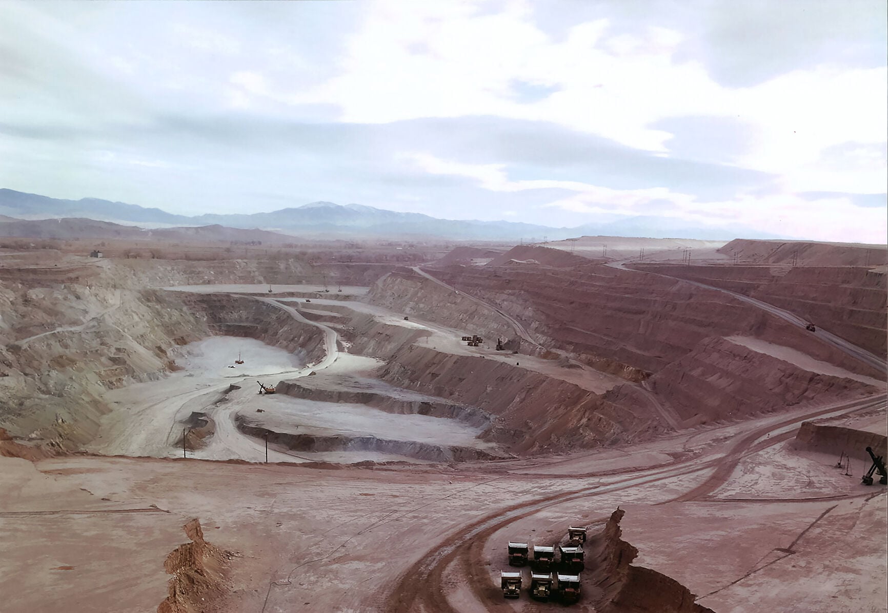 Lion Copper & Gold - Anaconda Copper’s open pit mine in the Yerington area in 1962