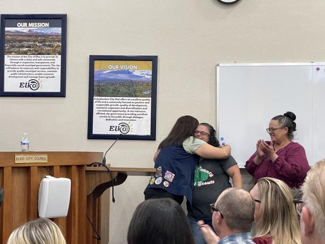 Local Girl Scouts leaders recognize Jessica Rackley's impact