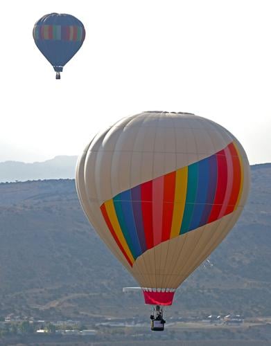 Big Balloon Ride And Pop - Ruby Mountain Balloon Festival takes flight