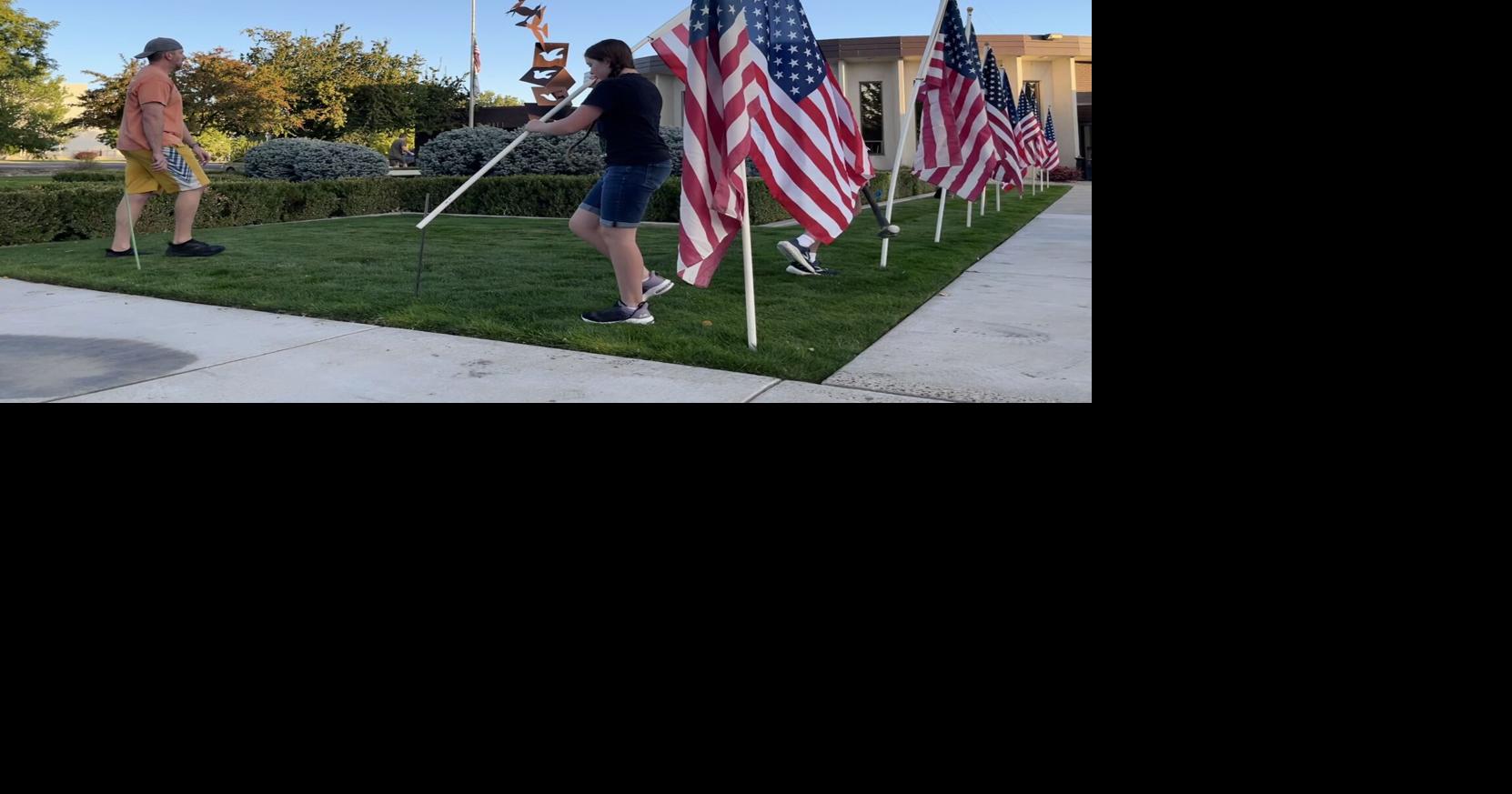 Prepping City Hall for a Sept. 11 memorial ceremony Sep 11, 2026 13 mins ago