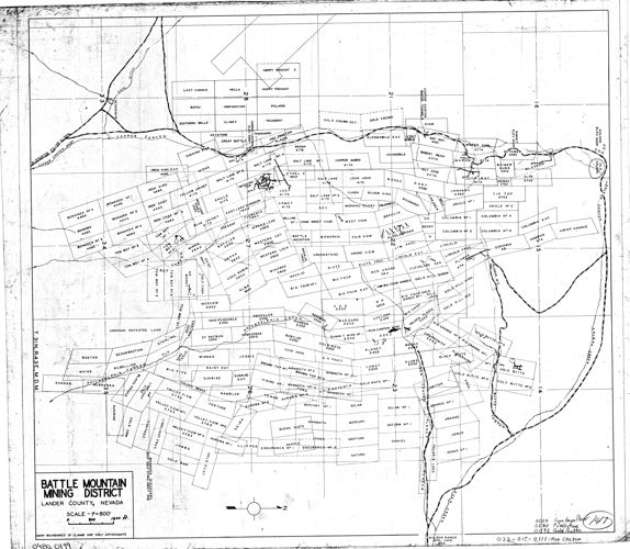 The origin of Nevada’s Battle Mountain Mining District
