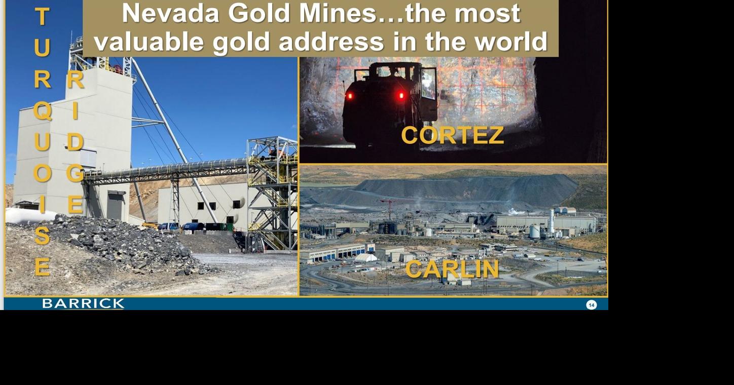 Barrick touts Nevada projects to investors