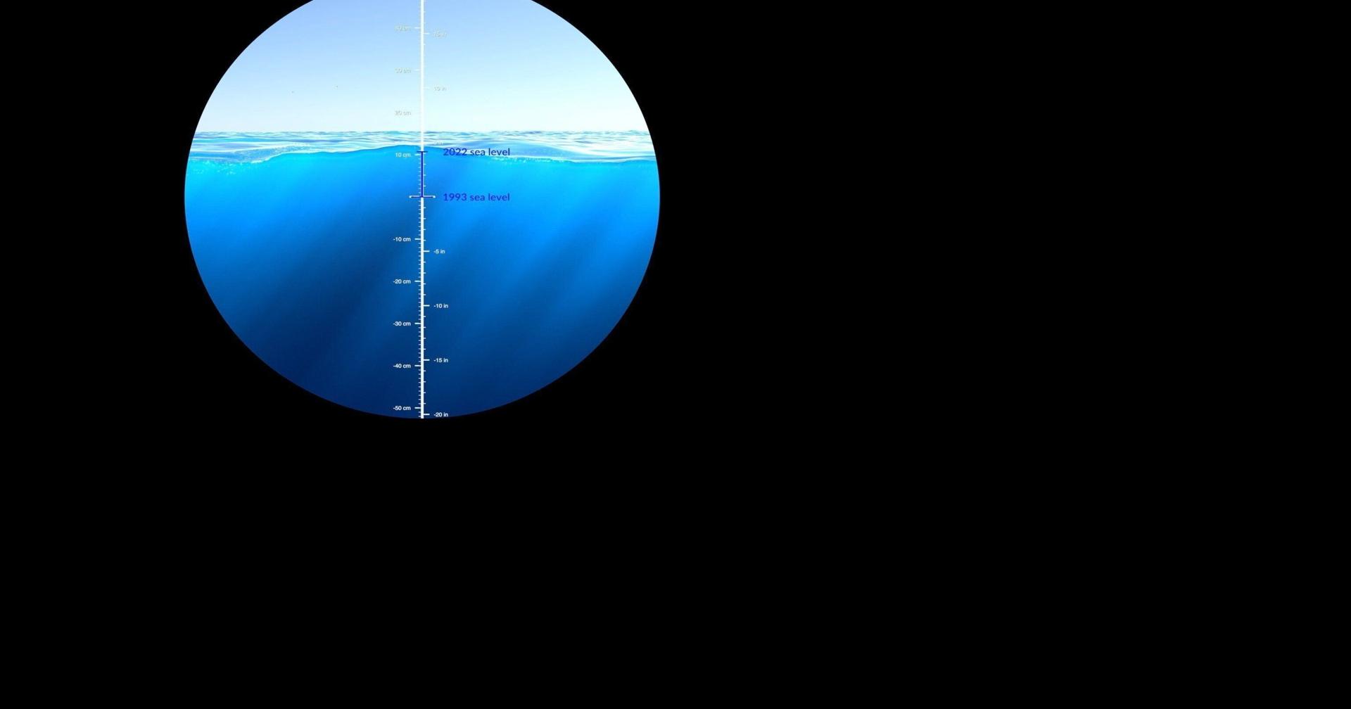 New video from NASA animates 30 years of rising sea levels