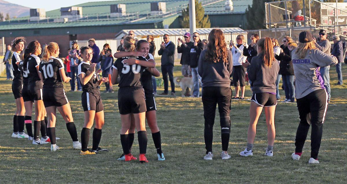 Spring Creek Girls Soccer after 2-1 win over Truckee