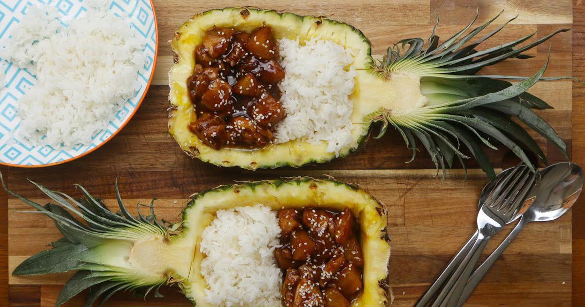 Local Poutry Ladder Sticky Pineapple Chicken
