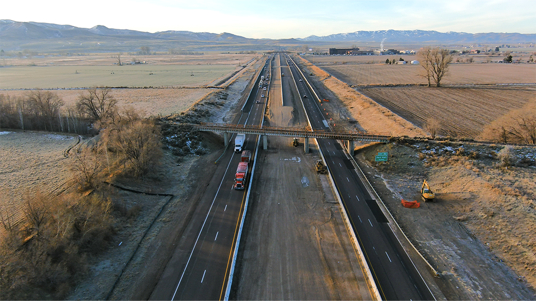 I-15 nighttime traffic impacts this week near the Fort Hall Interchange
