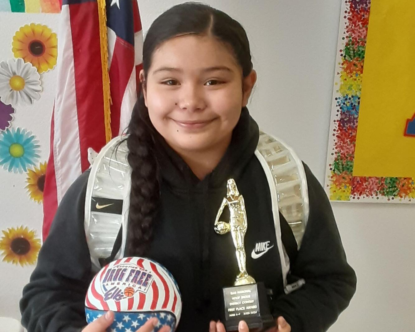 Aubree Sampson makes it to Hoop Shoot regional championship