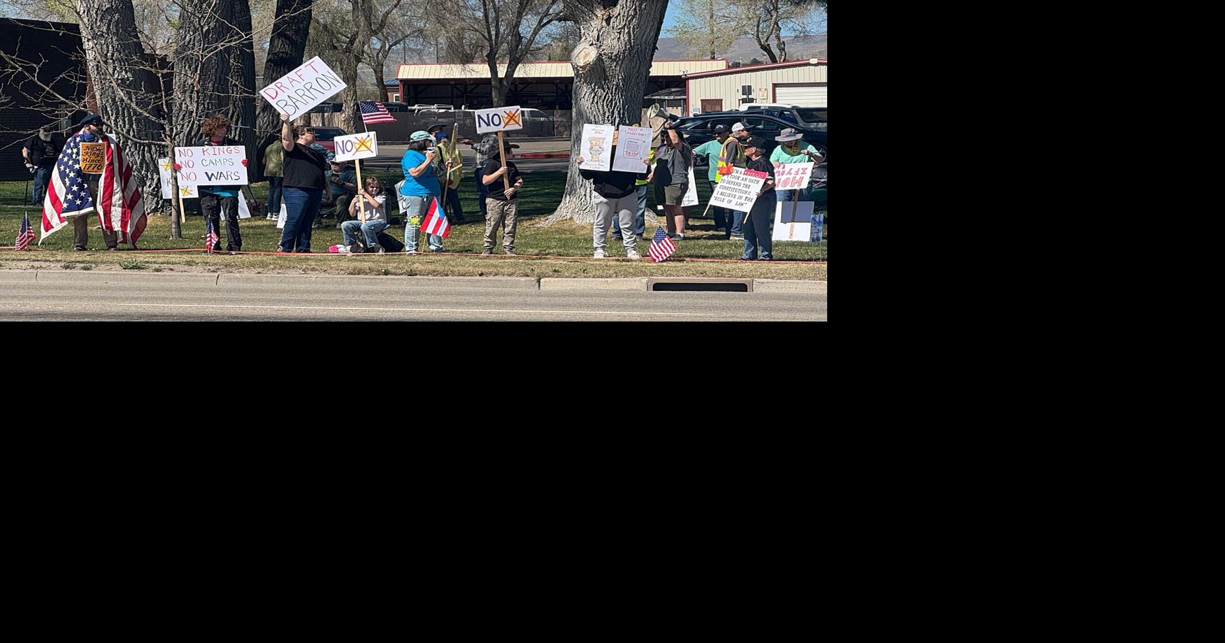 Elko's 'No Kings' protest draws dozens to City Park