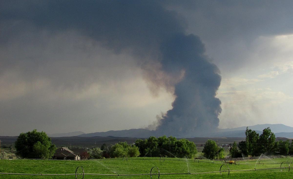 Cedar Fire south of Elko