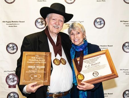 CJ Hadley receives lifetime Will Rogers award