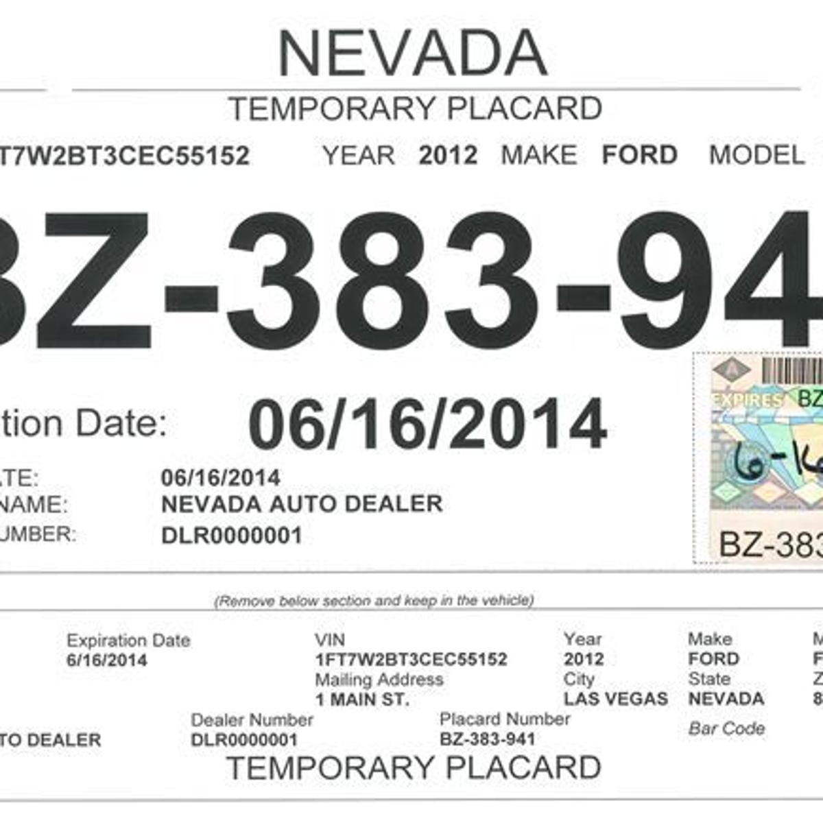 Car Dealer Tags Redesigned To Fight Fraud Business Elkodaily Com