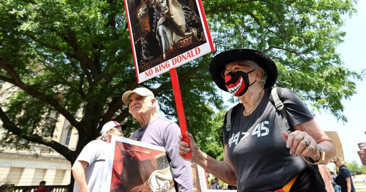 Anti-Trump demonstrators crowded streets, parks and plazas across the US. Organizers say millions came