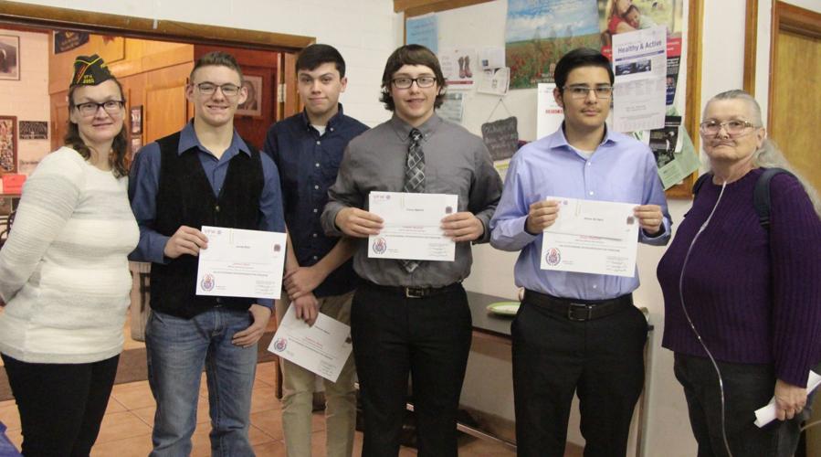 VFW honors Voice of Democracy winners