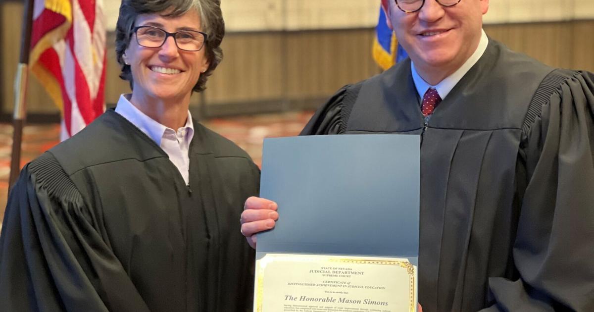 Ian R Simons Judge Simons recognized for judicial education by State Supreme Court