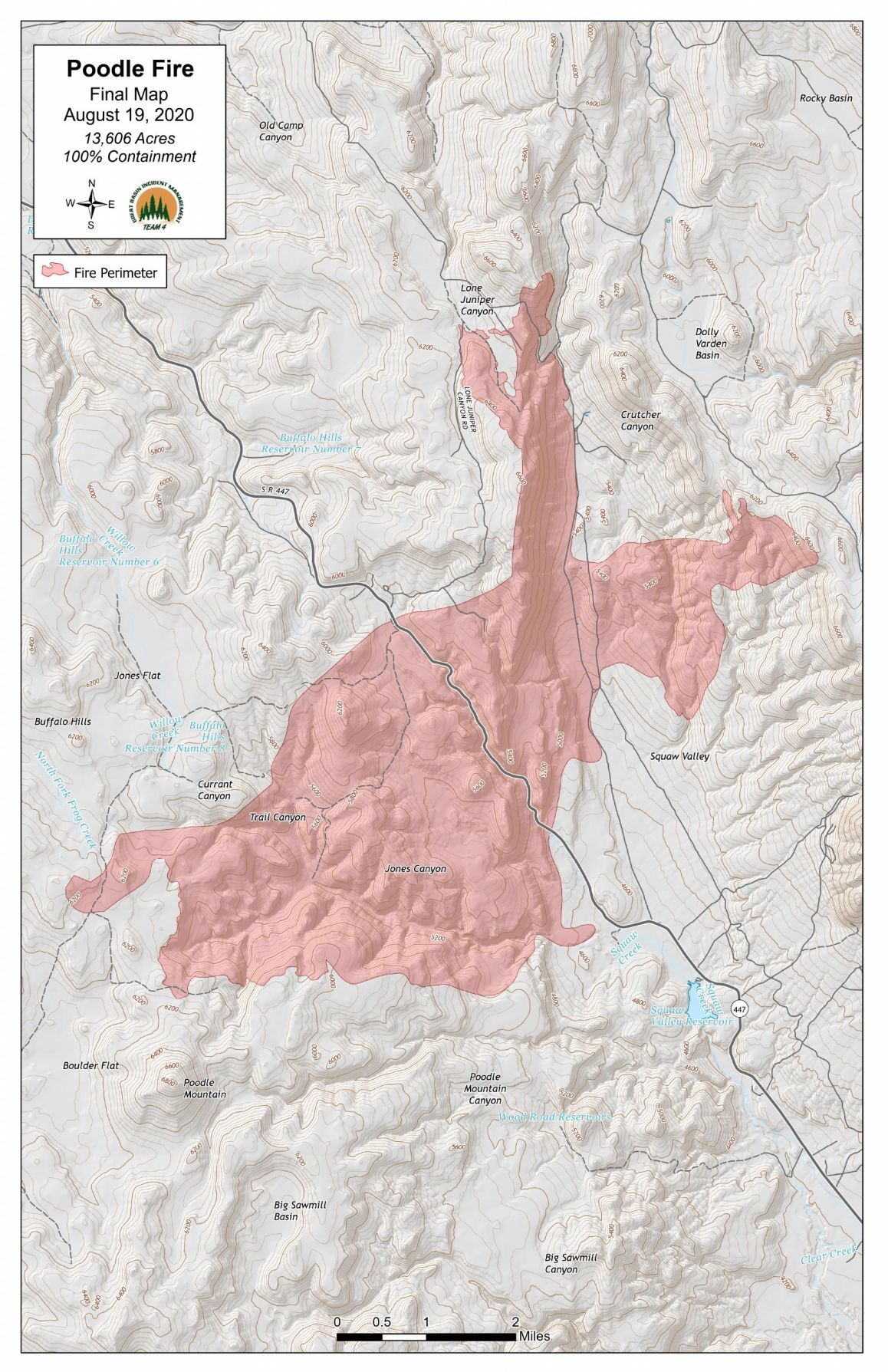 Poodle Fire map