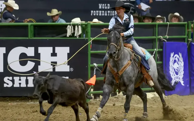 CSI's Ella Begger finishes 10th in Breakaway at CNFR