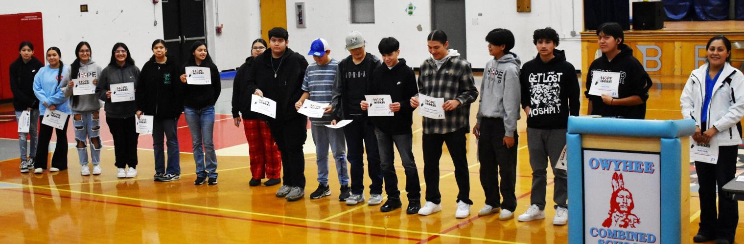 Owyhee Combined Schools recognize academic achievement