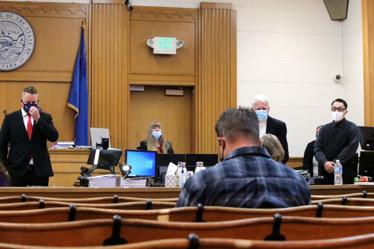 Socially distanced jury trial