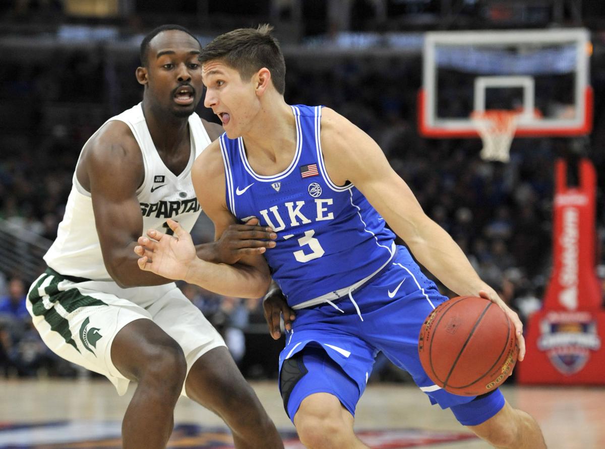 Allen Leads No 1 Duke Past No 2 Michigan State 88 81 Sports