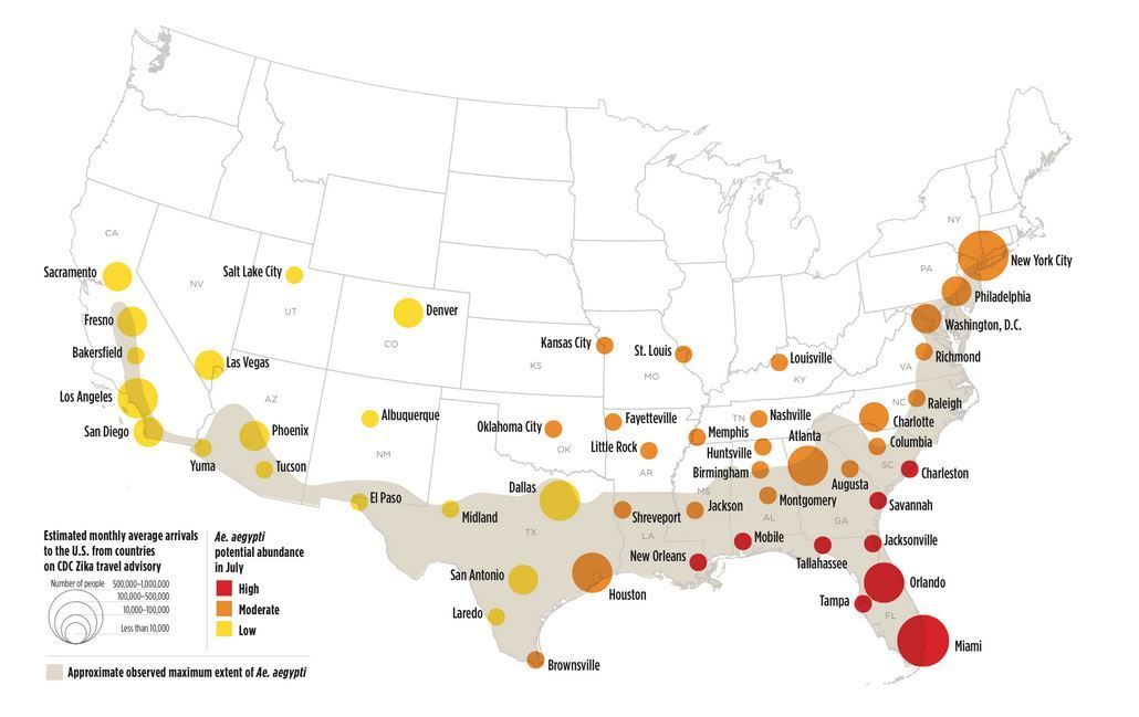 Zika virus: Where will it strike in U.S.?