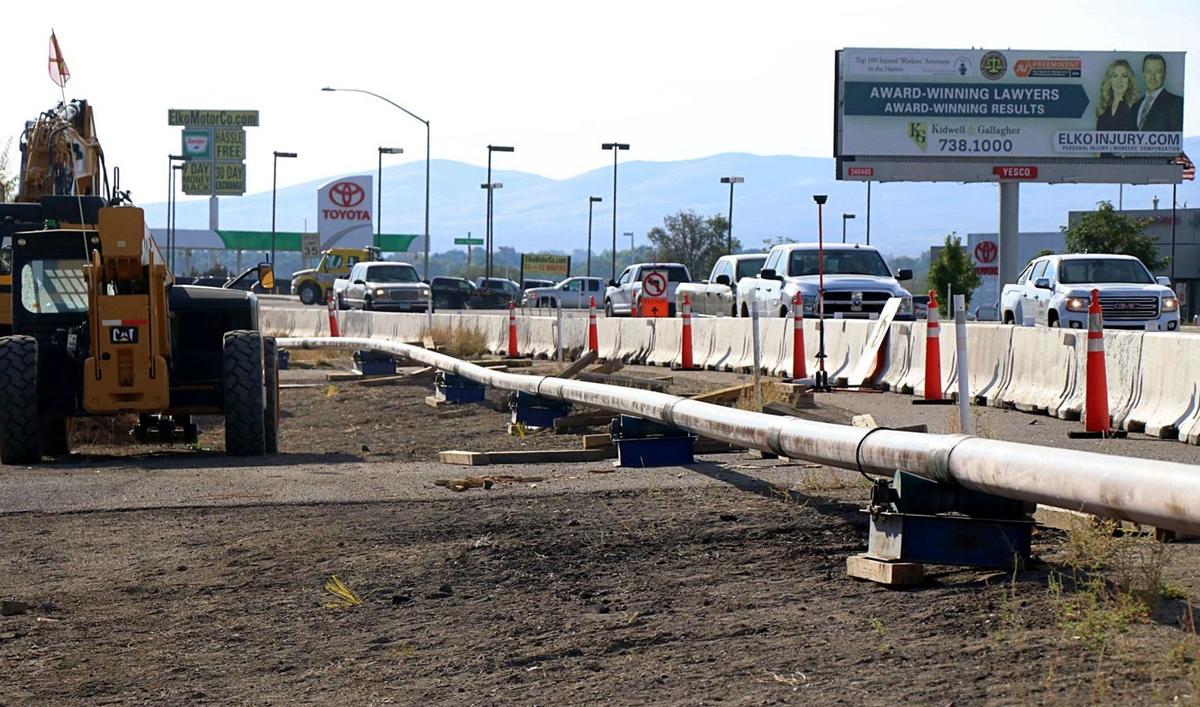 Conduit along Lamoille Highway