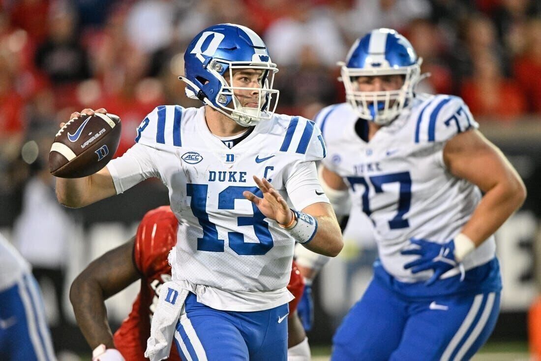 Former Duke QB Riley Leonard transferring to Notre Dame