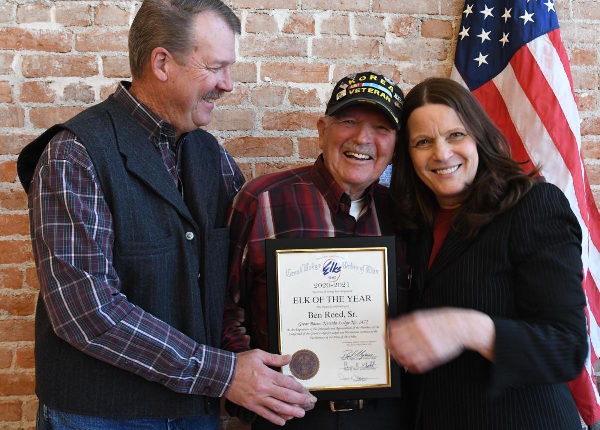 Reed receives “Elk of the Year” award