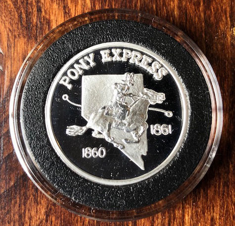 Pony Express Medallion Rides Again At Nevada State Museum