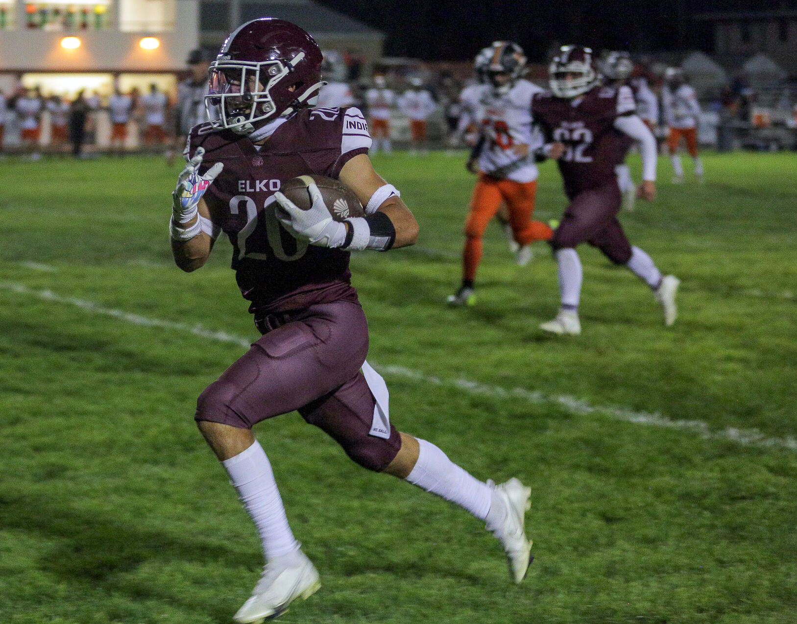 Elko Football Team Dominates Fernley with Double-Up Victory